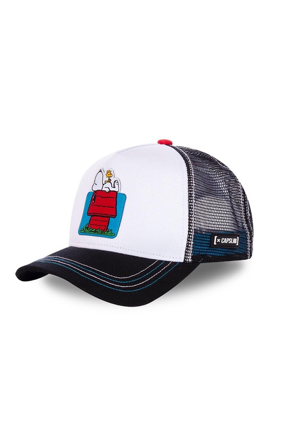 Capslab - Καπέλο με γείσο X Peanuts άλλο λευκό CL.PEA.1.HOU