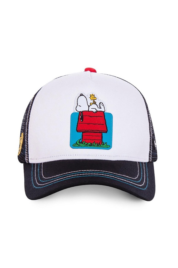 Capslab - Καπέλο με γείσο X Peanuts CL.PEA.1.HOU λευκό ZA00