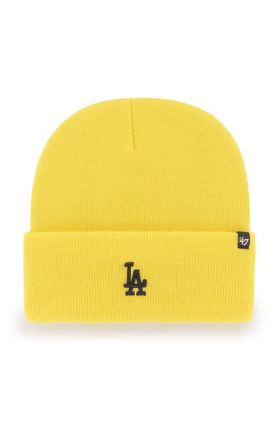Čepice 47brand Mlb Los Angeles Dodgers středně silná žlutá B.BRNCK12ACE.YE