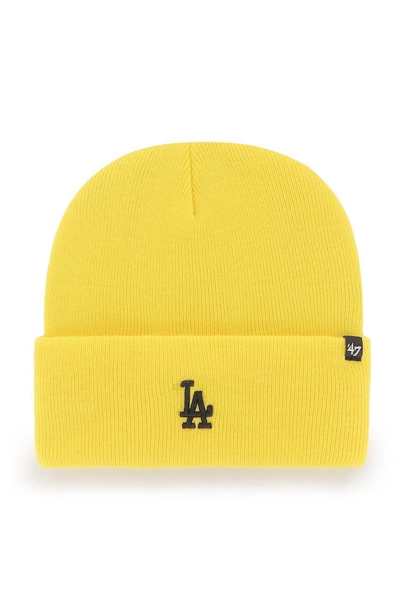 Čepice 47brand Mlb Los Angeles Dodgers středně silná žlutá B.BRNCK12ACE.YE