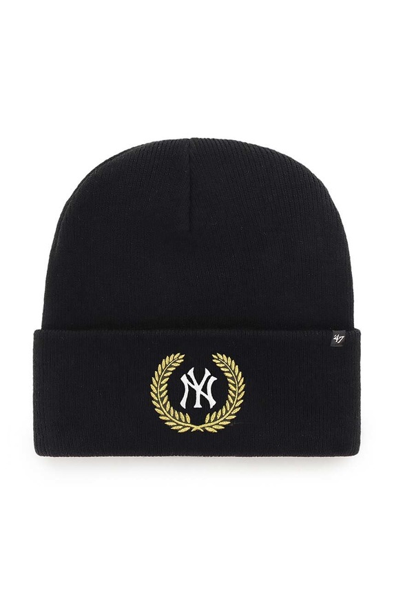 47brand caciula Mlb New York Yankees cu un amestec de lana negru B.LRLMT17ACE.BK