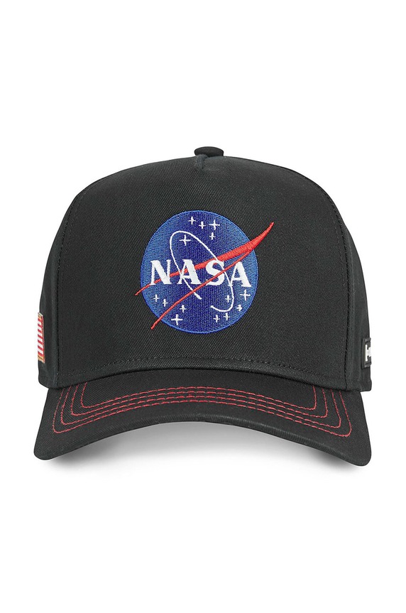 Otroška bombažna kapa Capslab X Nasa CL.NASA.1.NAS5 črna ZA00