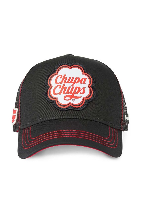 Capslab czapka z daszkiem CHUPA CHUPS CL.CC1.1.CAS.CC1 czarny ZA00