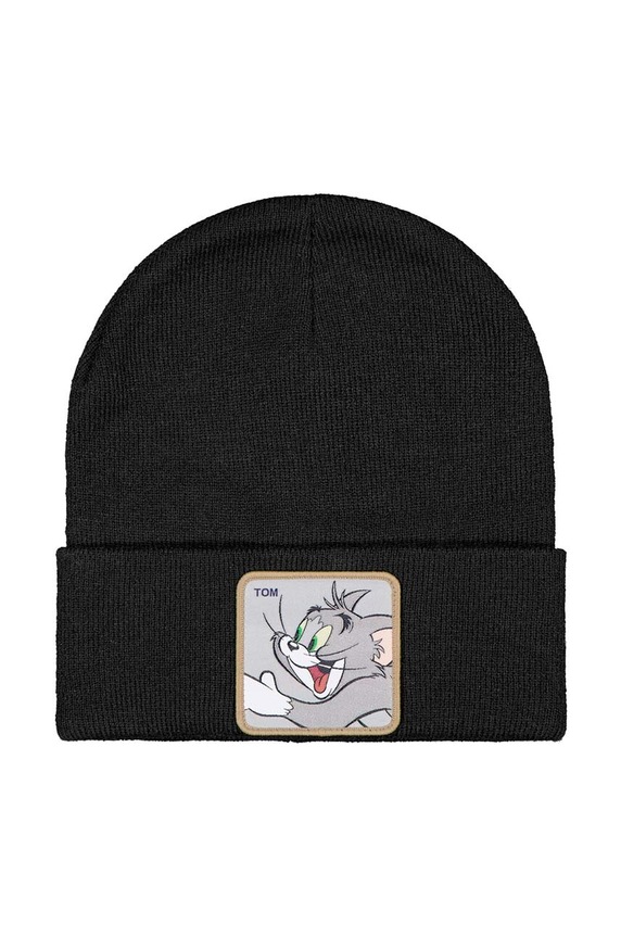 Capslab - Czapka z daszkiem x Tom & Jerry aplikacja czarny CL.TAJ.1.BON1.TOM1