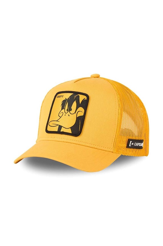 Capslab czapka z daszkiem x Looney Tunes aplikacja pomarańczowy CL.LOO4.1.DUF1
