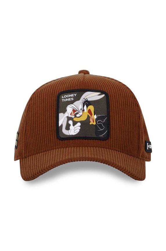 Βαμβακερό καπέλο του μπέιζμπολ Capslab x Looney Tunes CL.LOO10.1.PCT.BD2 καφέ ZA00