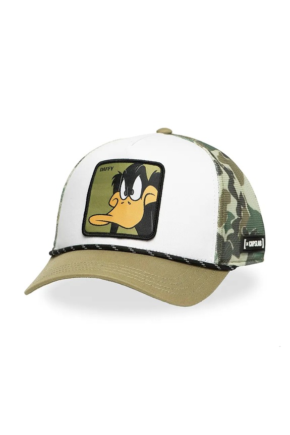 Capslab baseball sapka x Looney Tunes aplikációval zöld CL.LOO11.1.PCT.CAM