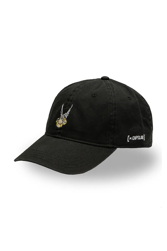 Capslab șapcă de baseball din bumbac x Asterix bumbac negru CL.AST1.1.CD.AST