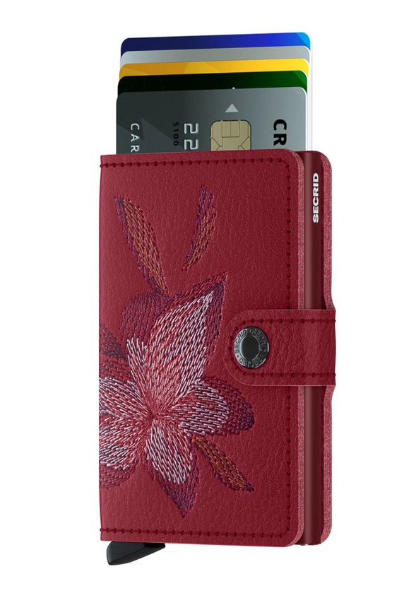 Secrid - Portofel de piele MSt.Magnolia.Rosso rosu ZA00