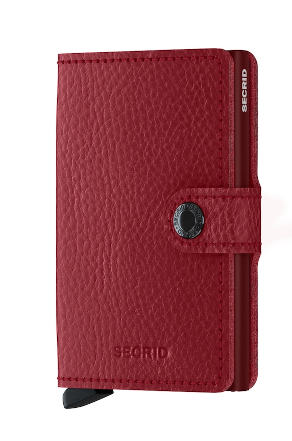 Kožená peněženka Secrid přírodní kůže červená MVg.Rosso.Bordeaux