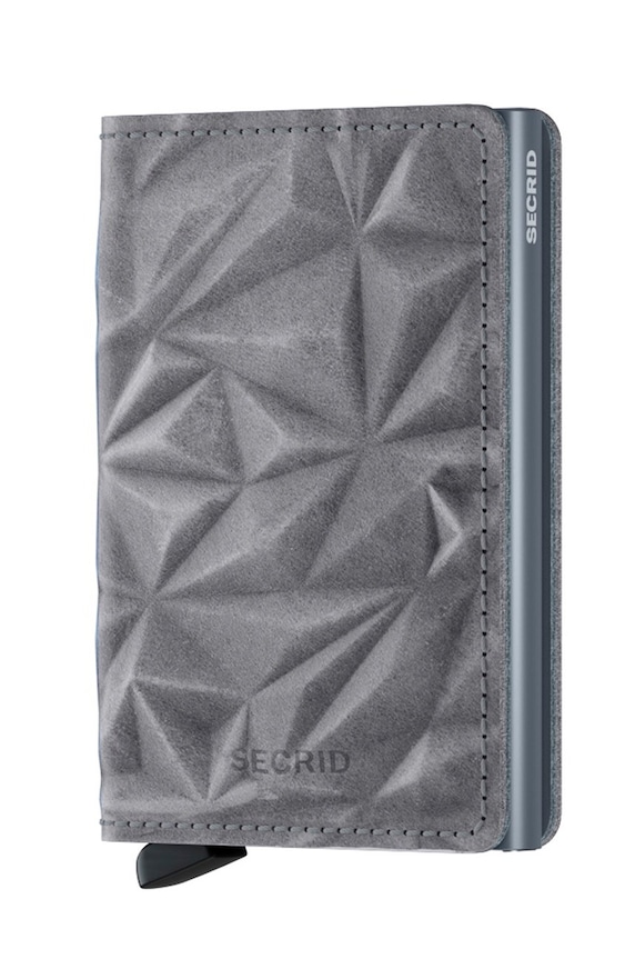 Secrid - Portofel de piele SPr.Stone gri ZA00