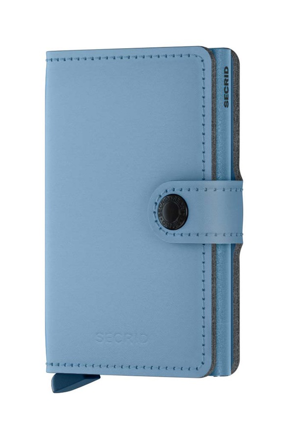 Secrid denarnica Imitacija zrnatega usnja modra Myp.SkyBlue