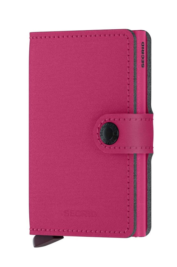 Secrid portfel imitacja skóry licowej różowy Myp.Fuchsia