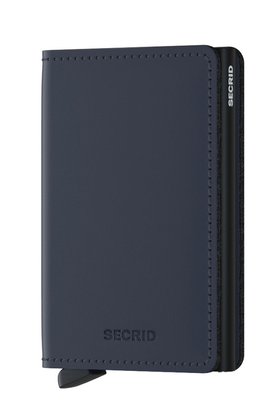 Secrid leather wallet synthetic navy SM.NIGHTBLUE
