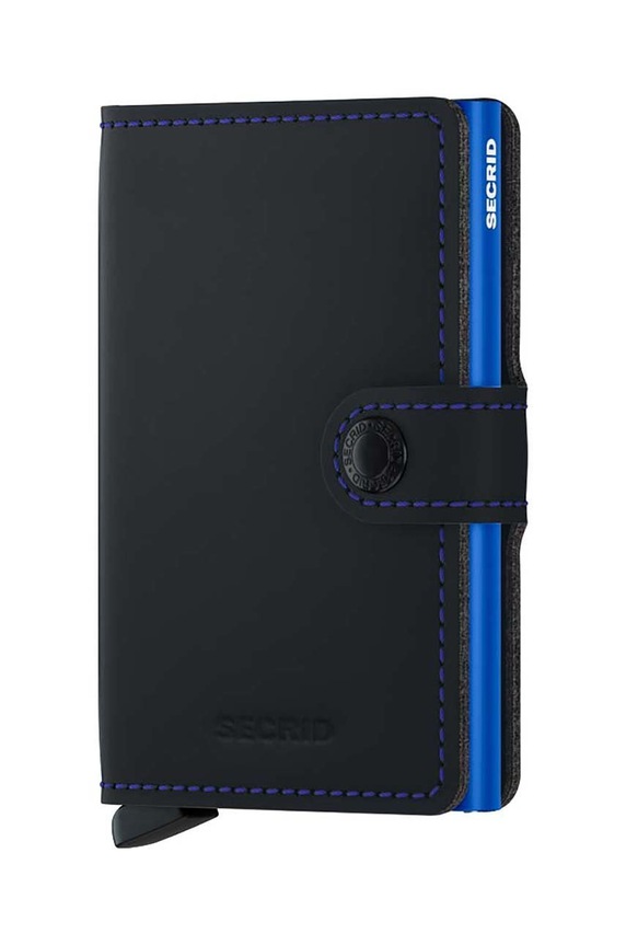 Secrid wallet plain black MM.Black.Blue