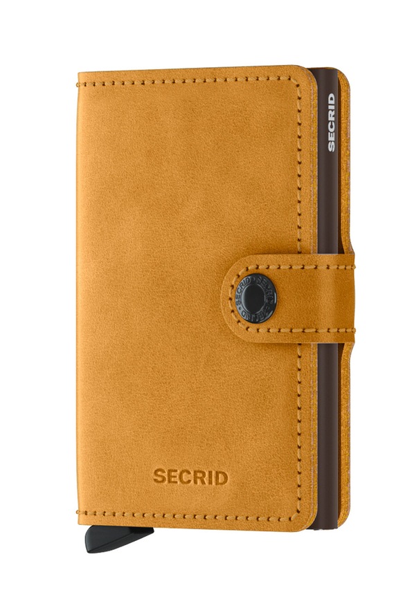 Secrid - Bőr pénztárca nappa bőr sárga MV.Ochre