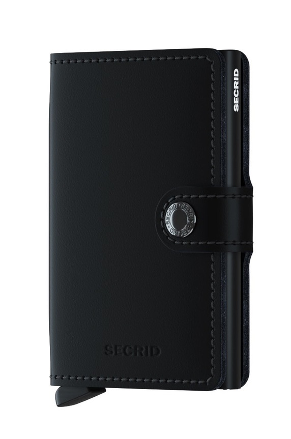 Secrid - Portfel skórzany skóra licowa czarny MM.Black
