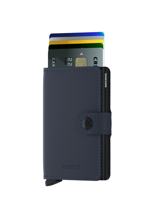 Secrid - Kožni novčanik MM.Night.Blue mornarsko plava ZA00