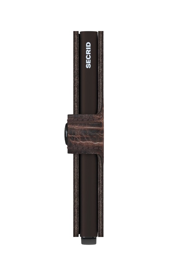 Secrid - Portofel de piele maro MDM.Cacao.Brown