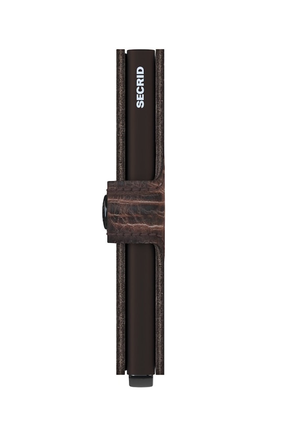 Secrid - Portofel de piele maro MDM.Cacao.Brown