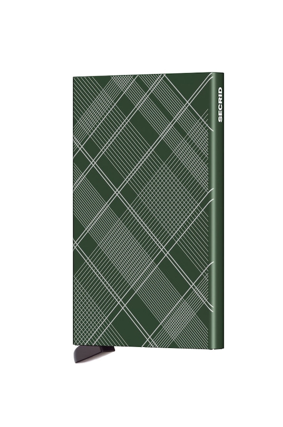 Secrid - Portfel CLa.TartanGreen zielony ZA00