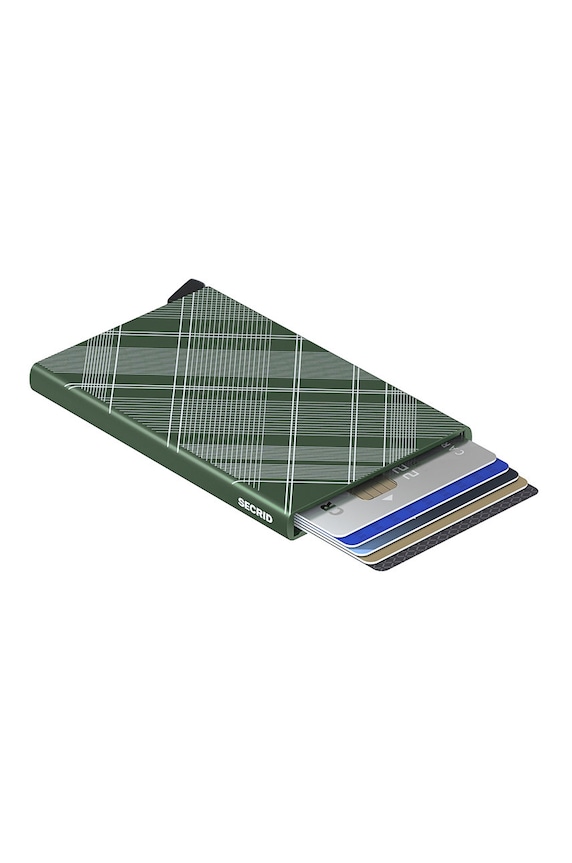 Akcesoria Secrid - Portfel CLa.TartanGreen zielony