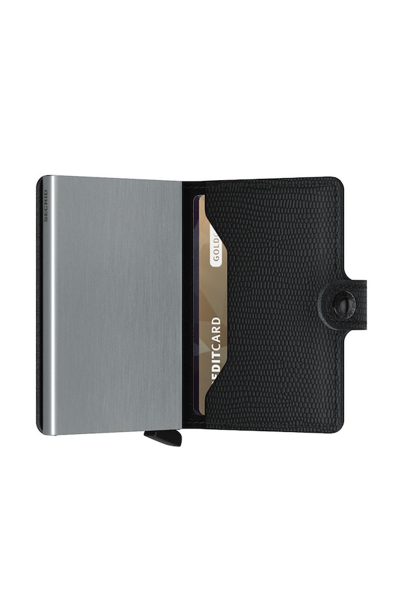 Secrid Portofel de piele negru MRa.Black