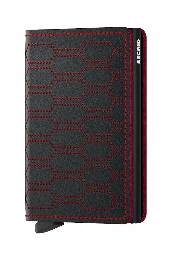 Портмоне Secrid гладка кожа черен SFu.BlackRed