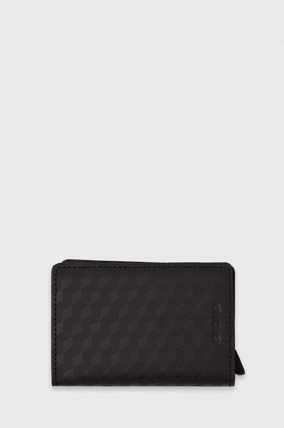 Secrid portofel piele negru Sop.Black.Red