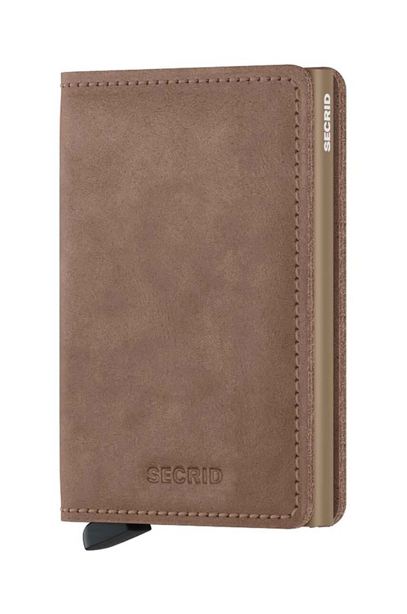 Secrid portofel piele maro SV.Taupe