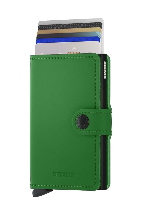 Secrid leather wallet Miniwallet Matte Bright Green MM.Bright.Green green ZA00