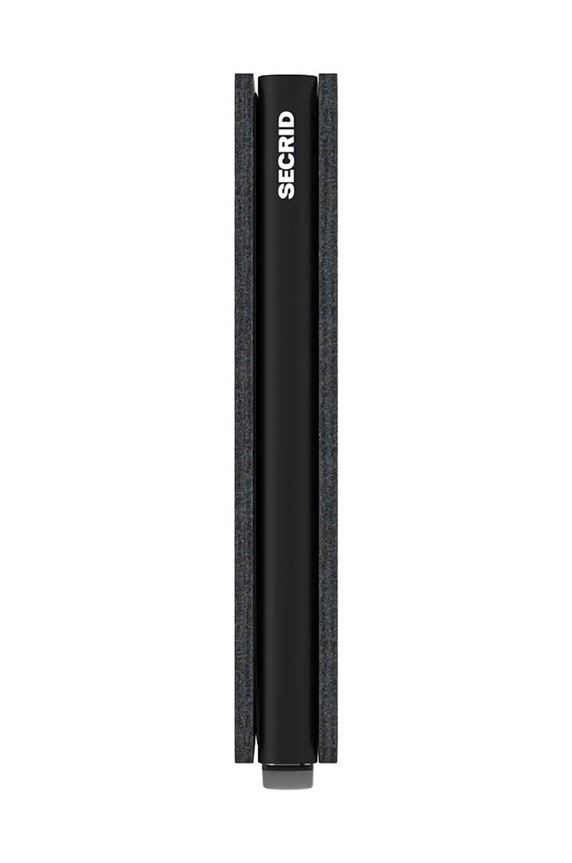 Secrid portfel skórzany Slimwallet Hexagon Black SHe.Black czarny