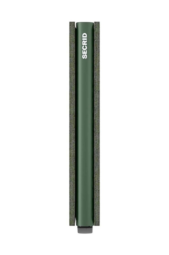 Secrid portfel skórzany Slimwallet Hexagon Green SHe.Green zielony
