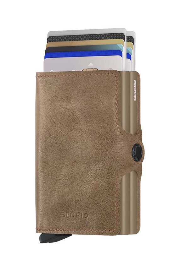 Kožená peněženka Secrid Twinwallet Vintage Taupe TV.Taupe béžová ZA00