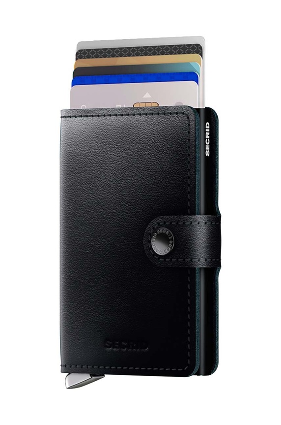 Кожен портфейл Secrid MDu.Black черен ZA00