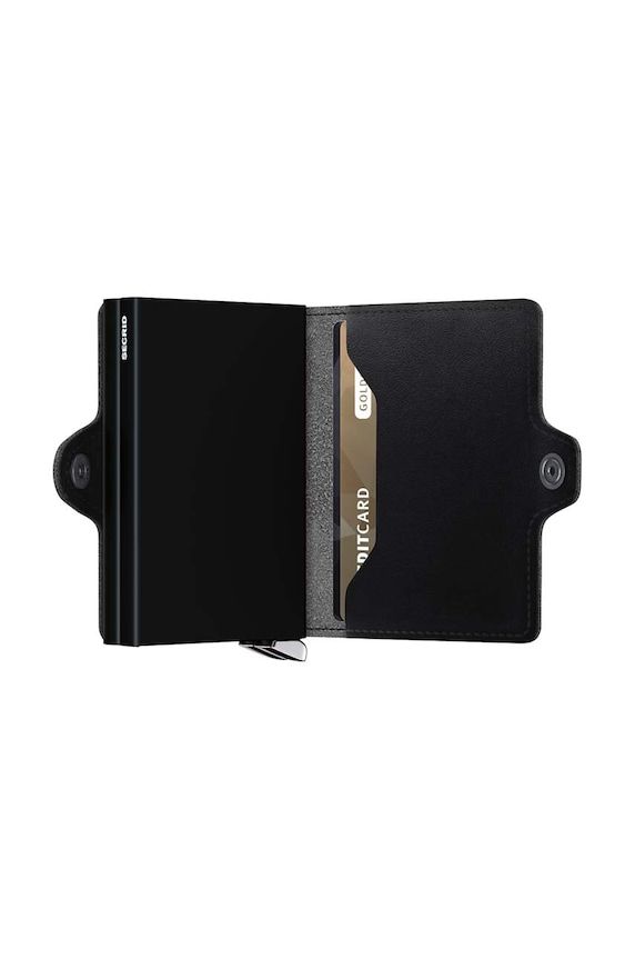 Кожен портфейл Secrid черен TDu.Black