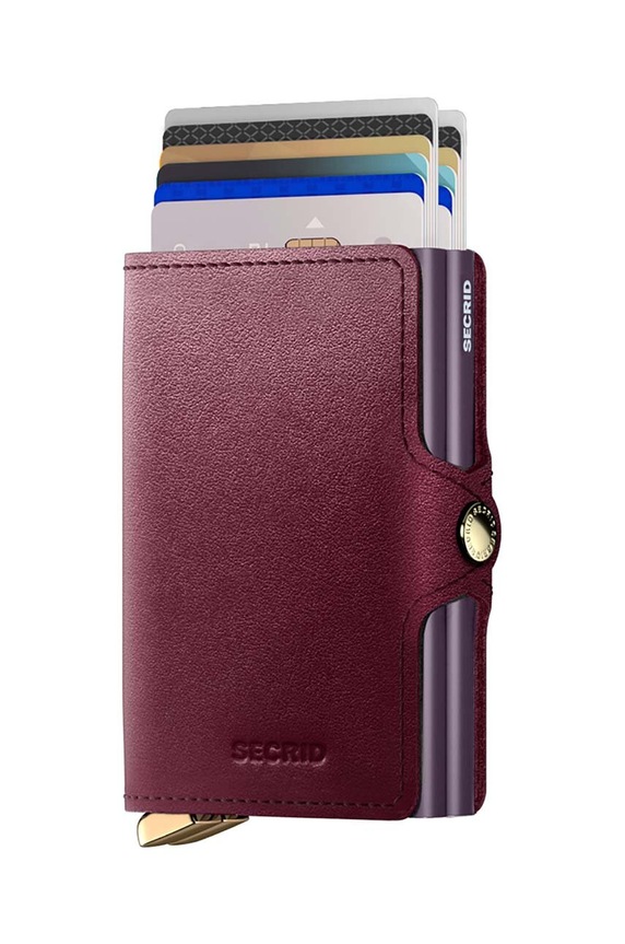 Кожен портфейл Secrid TDu.Bordeaux бордо ZA00