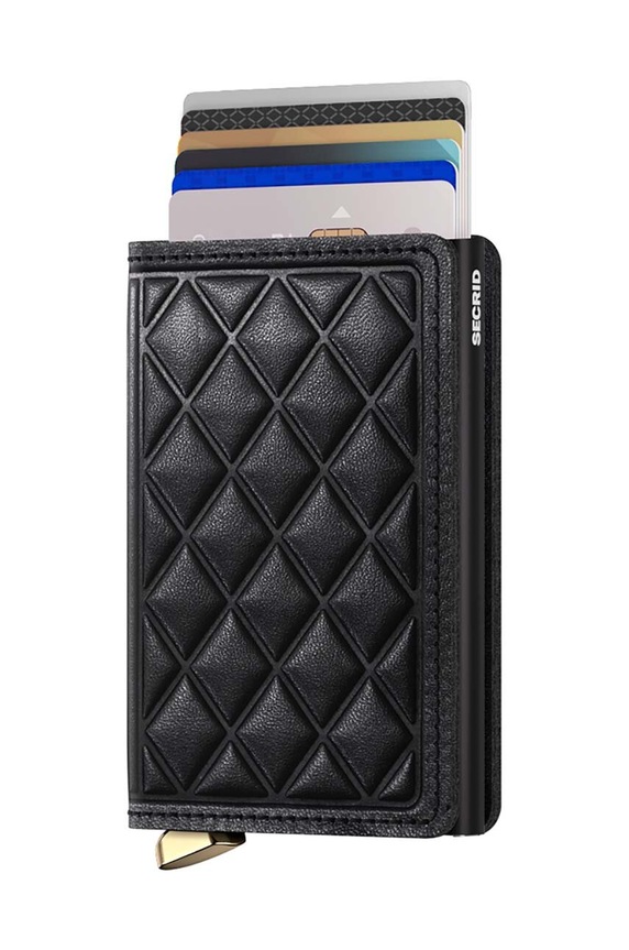 Kožni novčanik Secrid SEd.Black crna ZA00
