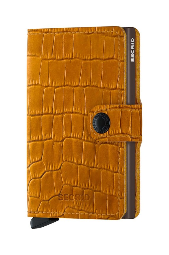 Peňaženka Secrid jednofarebný hnedá MCl.Ochre.Brown