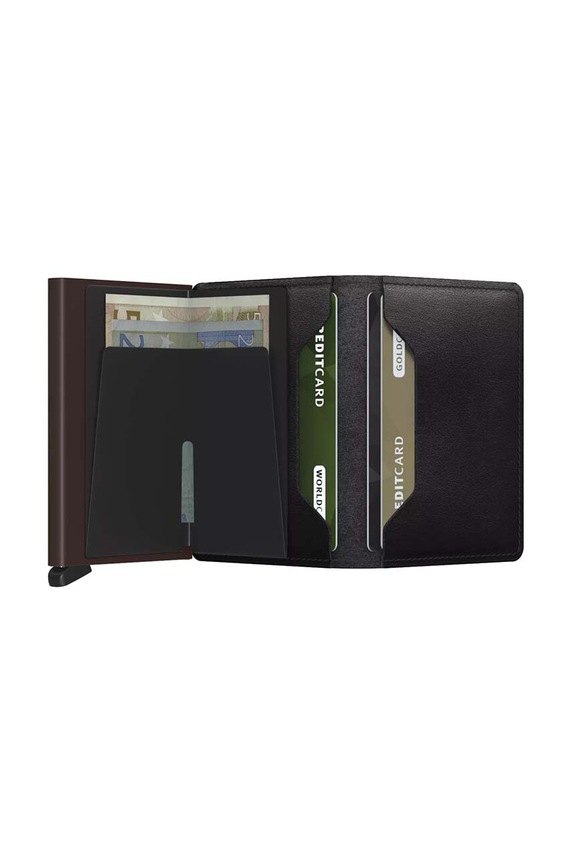 Accessories Secrid leather wallet Slimwallet Origina SO.BLACK.BROWN black