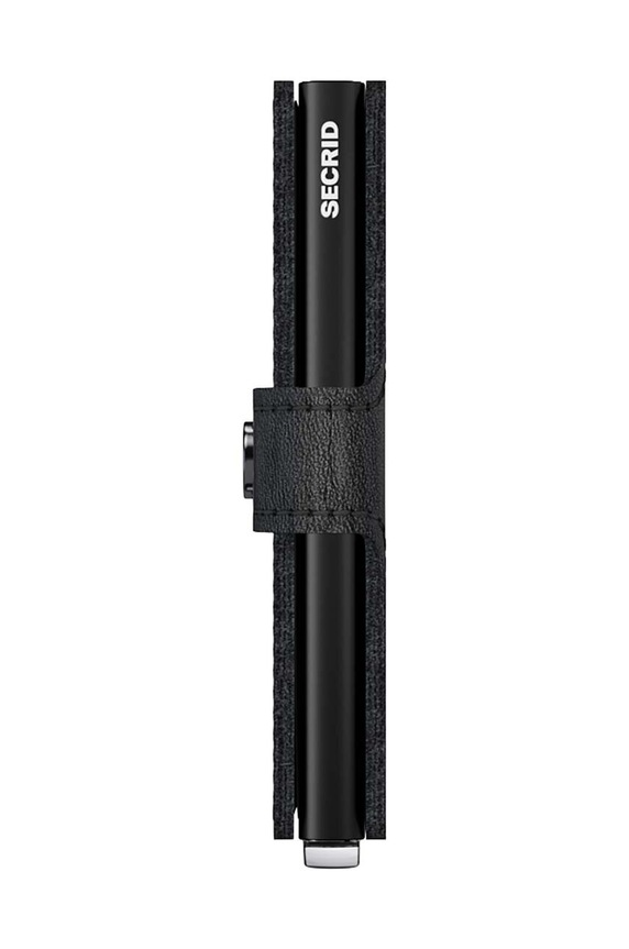 Δερμάτινο πορτοφόλι Secrid Premium Twinwallet Emboss Lines TEI.BLACK μαύρο