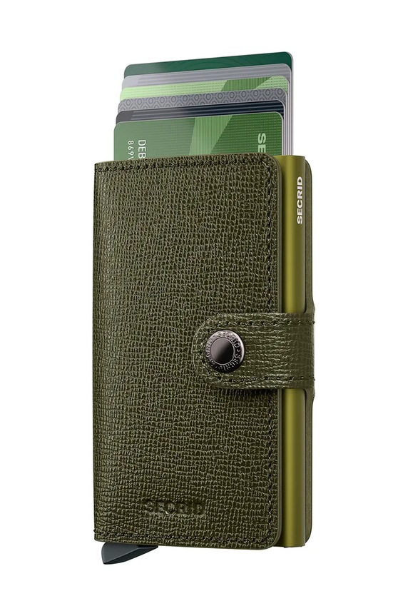 Kožni novčanik Secrid MC.Kelp zelena ZA00