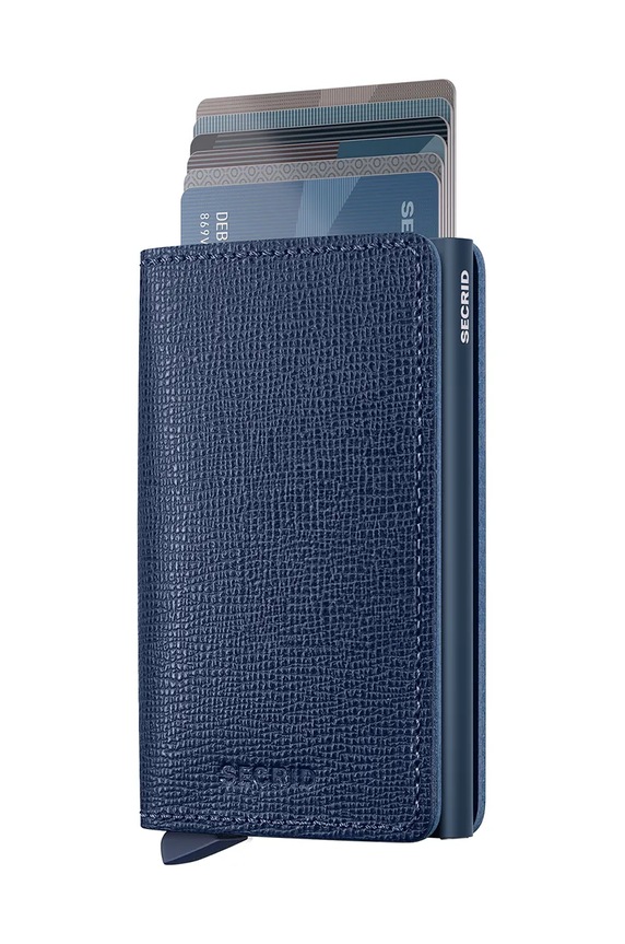 Kožni novčanik Secrid SC.Navy mornarsko plava ZA00
