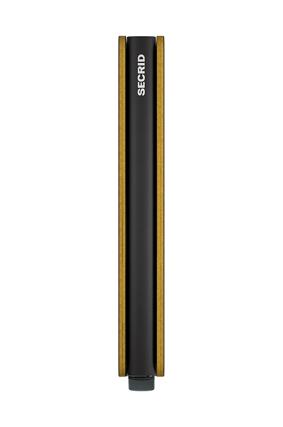 Δερμάτινο πορτοφόλι Secrid SM.BlackOchre μαύρο