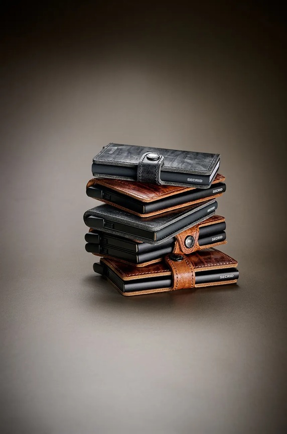 Secrid portfel skórzany MDM.Grey