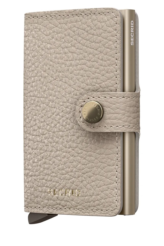 Kožená peňaženka Secrid PEBBLE usňová koža béžová MPe.Cappuccino