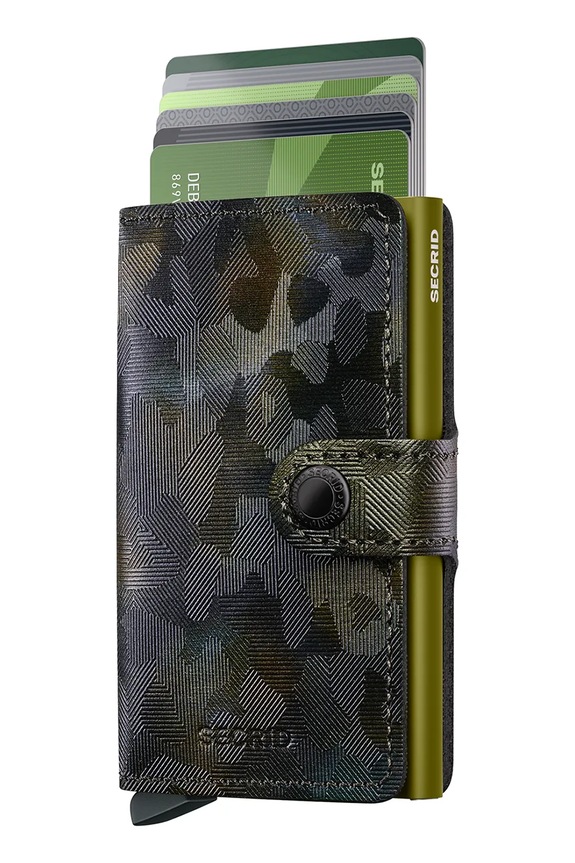 Kožená peňaženka Secrid MJu.Moss zelená ZA00