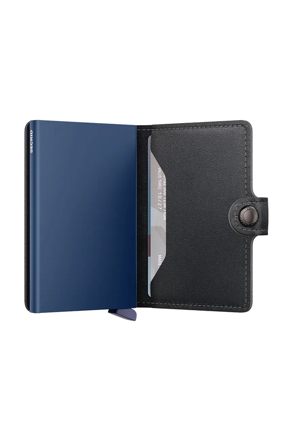 Kožni novčanik Secrid crna M.Black.Navy