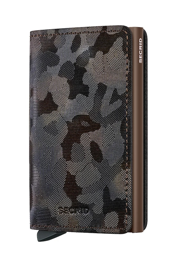 Kožená peňaženka Secrid usňová koža hnedá SJu.Brown