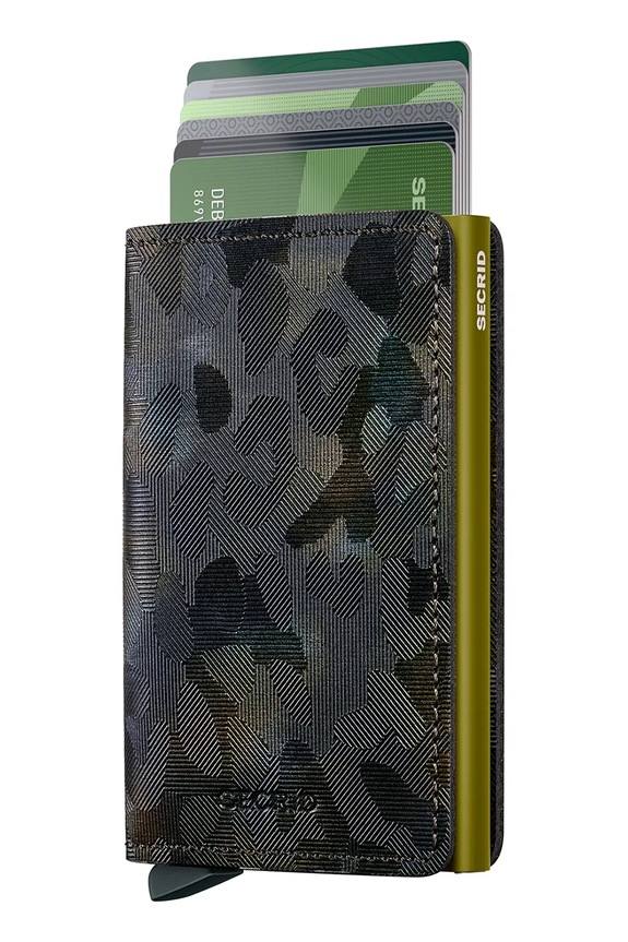 Kožni novčanik Secrid SJu.Moss zelena ZA00